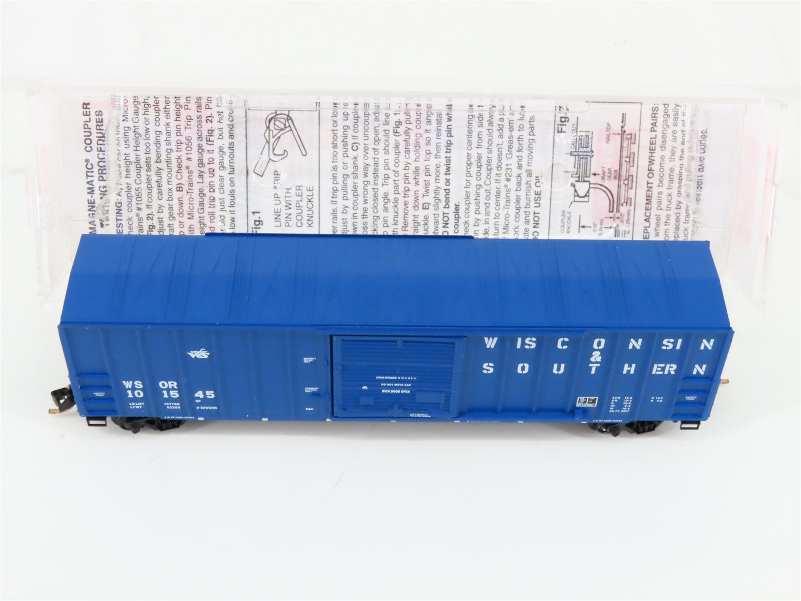 N Scale Micro-Trains MTL 25570 WSOR Wisconsin & Southern 50' Box Car #101545