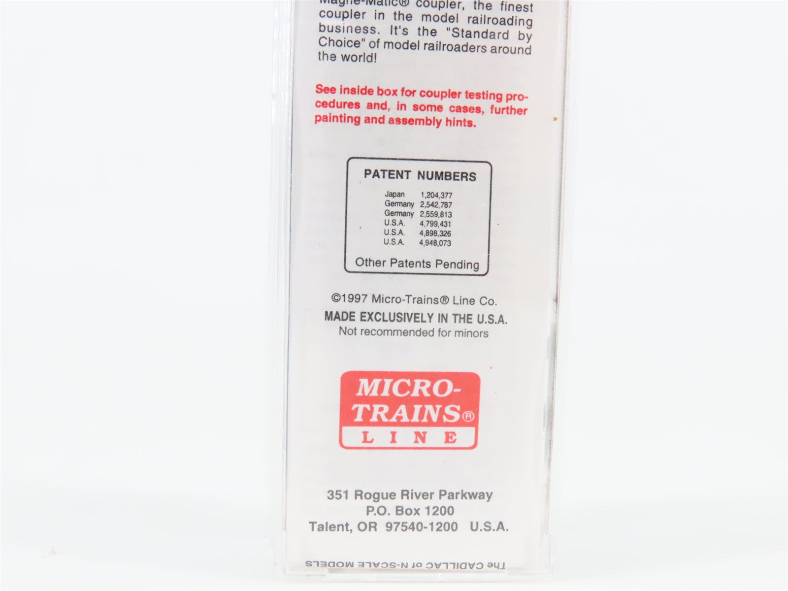 N Scale Micro-Trains MTL 25570 WSOR Wisconsin & Southern 50' Box Car #101545