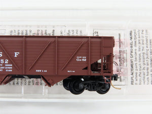 N Scale Micro-Trains MTL 57010 ATSF Santa Fe 33' 2-Bay Open Hopper #180552