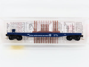 N Scale Micro-Trains MTL 45190 DAF United States Air Force 50' Flat Car #35780