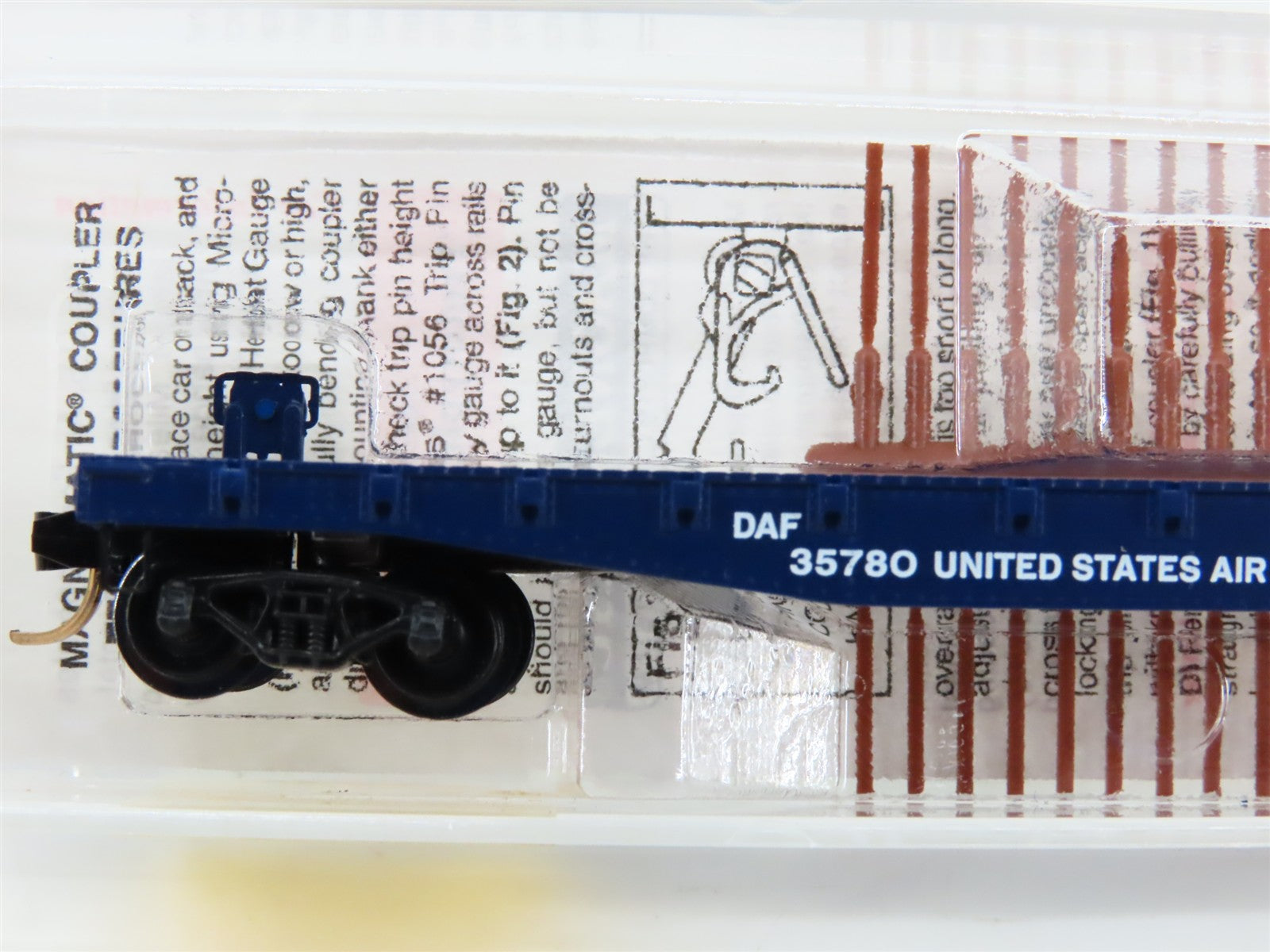 N Scale Micro-Trains MTL 45190 DAF United States Air Force 50' Flat Car #35780
