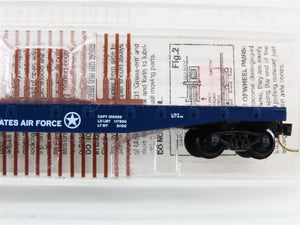N Scale Micro-Trains MTL 45190 DAF United States Air Force 50' Flat Car #35780