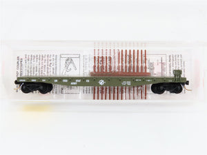 N Scale Micro-Trains MTL 45180 USAX United States Army 50' Flat Car #38064