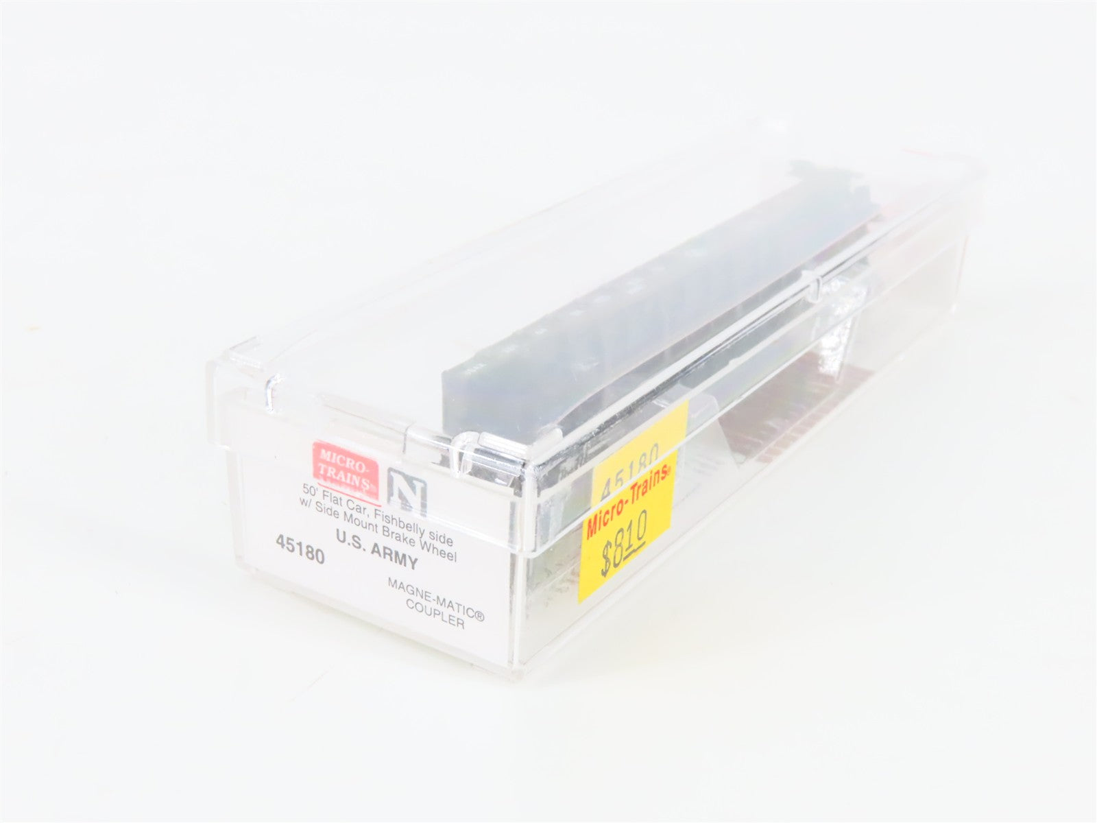 N Scale Micro-Trains MTL 45180 USAX United States Army 50' Flat Car #38064