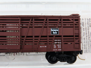 N Micro-Trains MTL 35130 CB&Q Burlington Route 40' Despatch Stock Car #52145