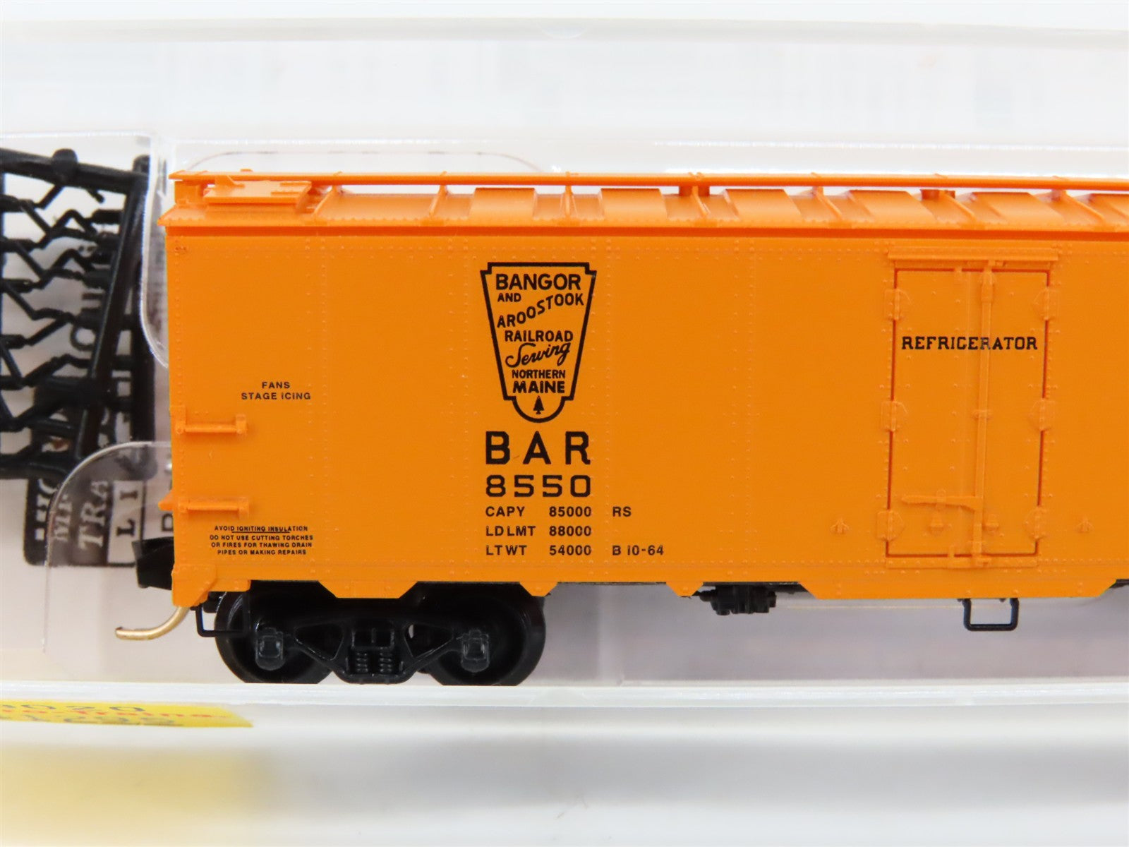 N Scale Micro-Trains MTL 59020 BAR Bangor & Aroostook 40' Ice Reefer #8550