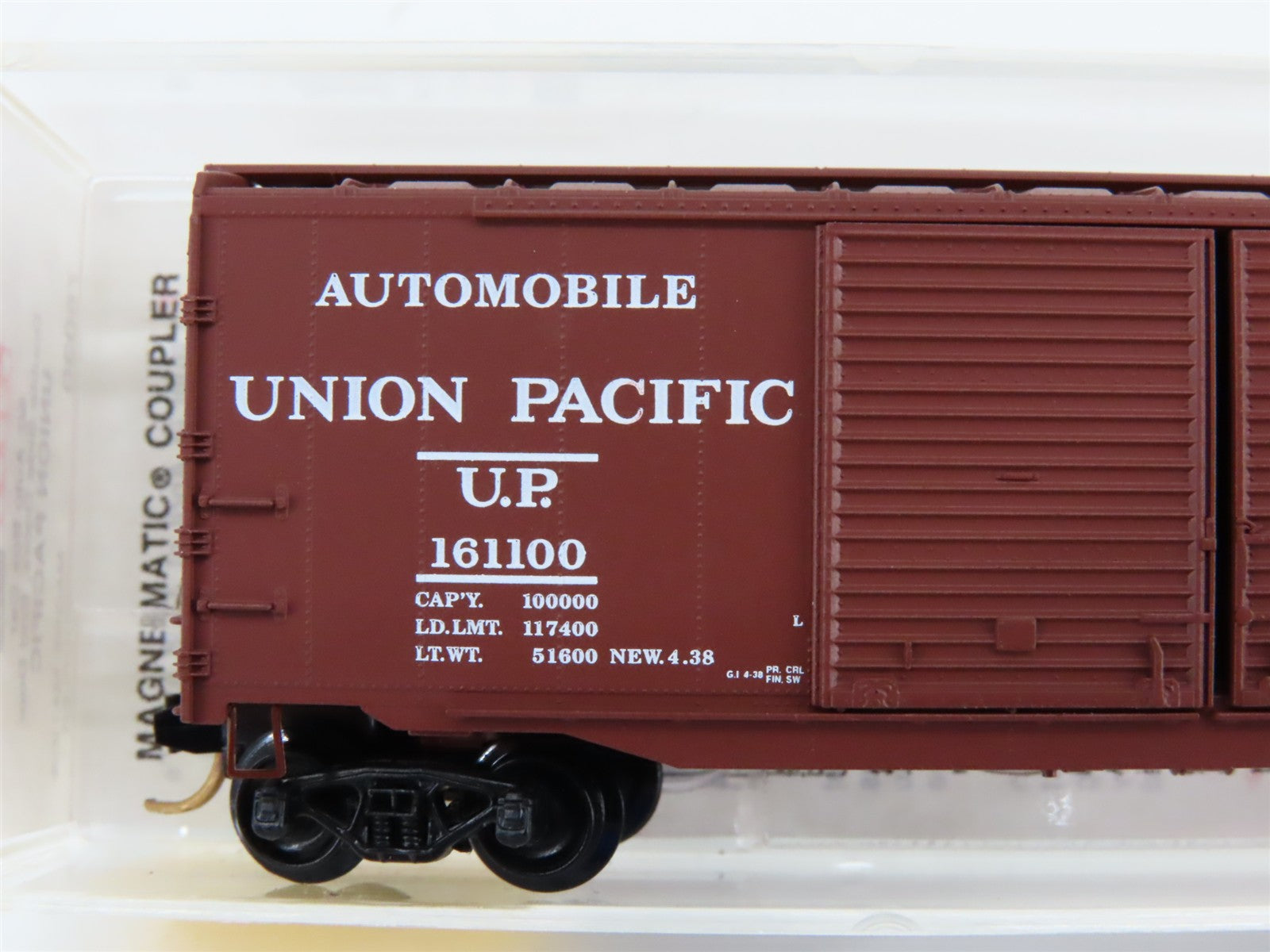 N Scale Micro-Trains MTL 78030 UP Union Pacific 50' Auto Box Car #161100
