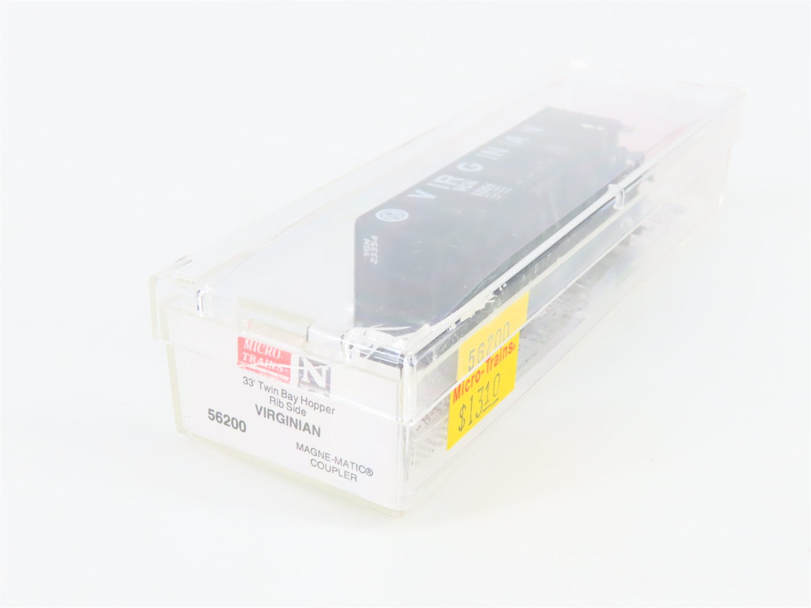 N Scale Micro-Trains MTL 56200 VGN Virginian 33' 2-Bay Open Hopper #23354