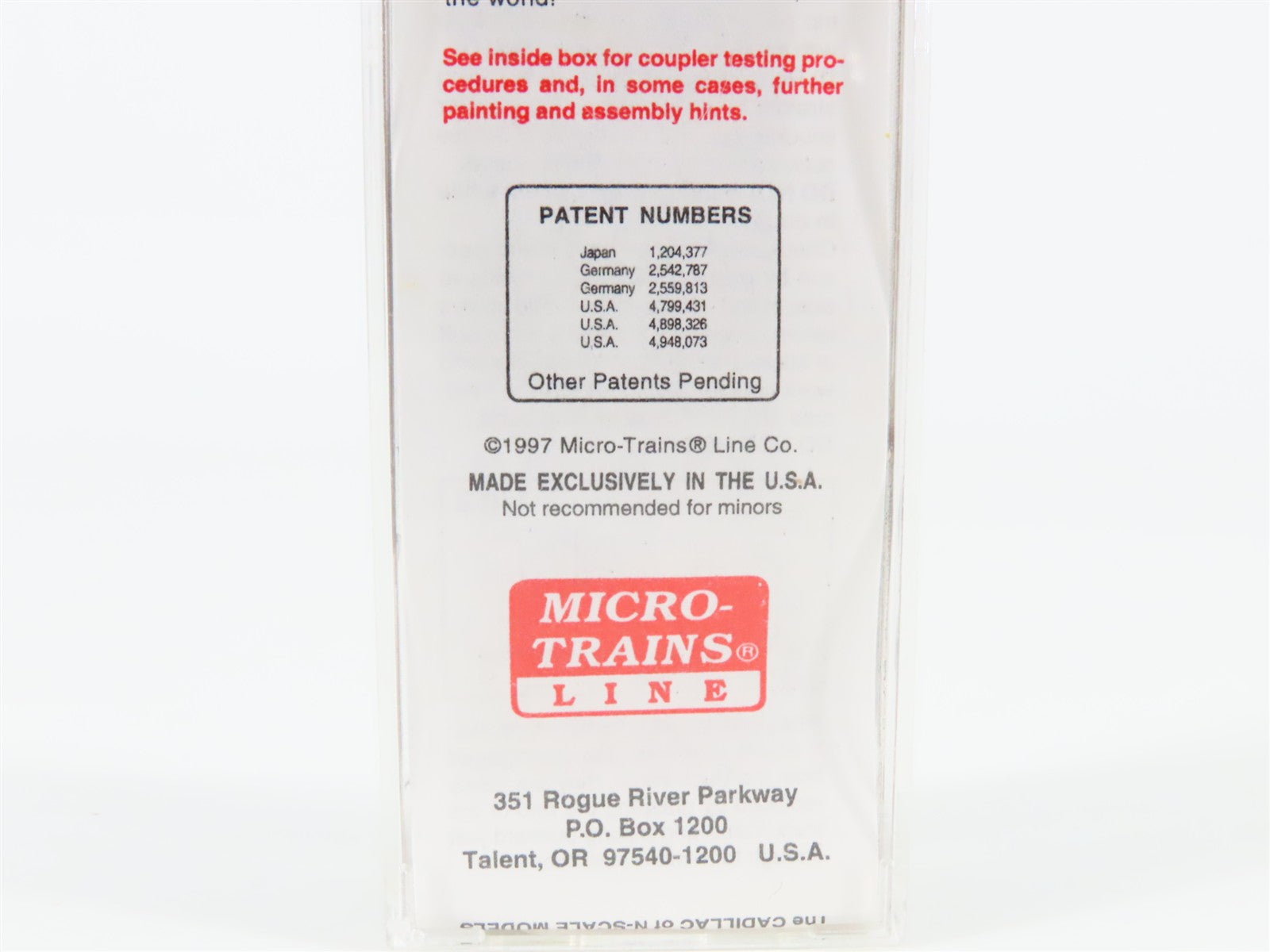 N Scale Micro-Trains MTL 32350 SFRB Santa Fe Shock Control 50' Box Car #6572