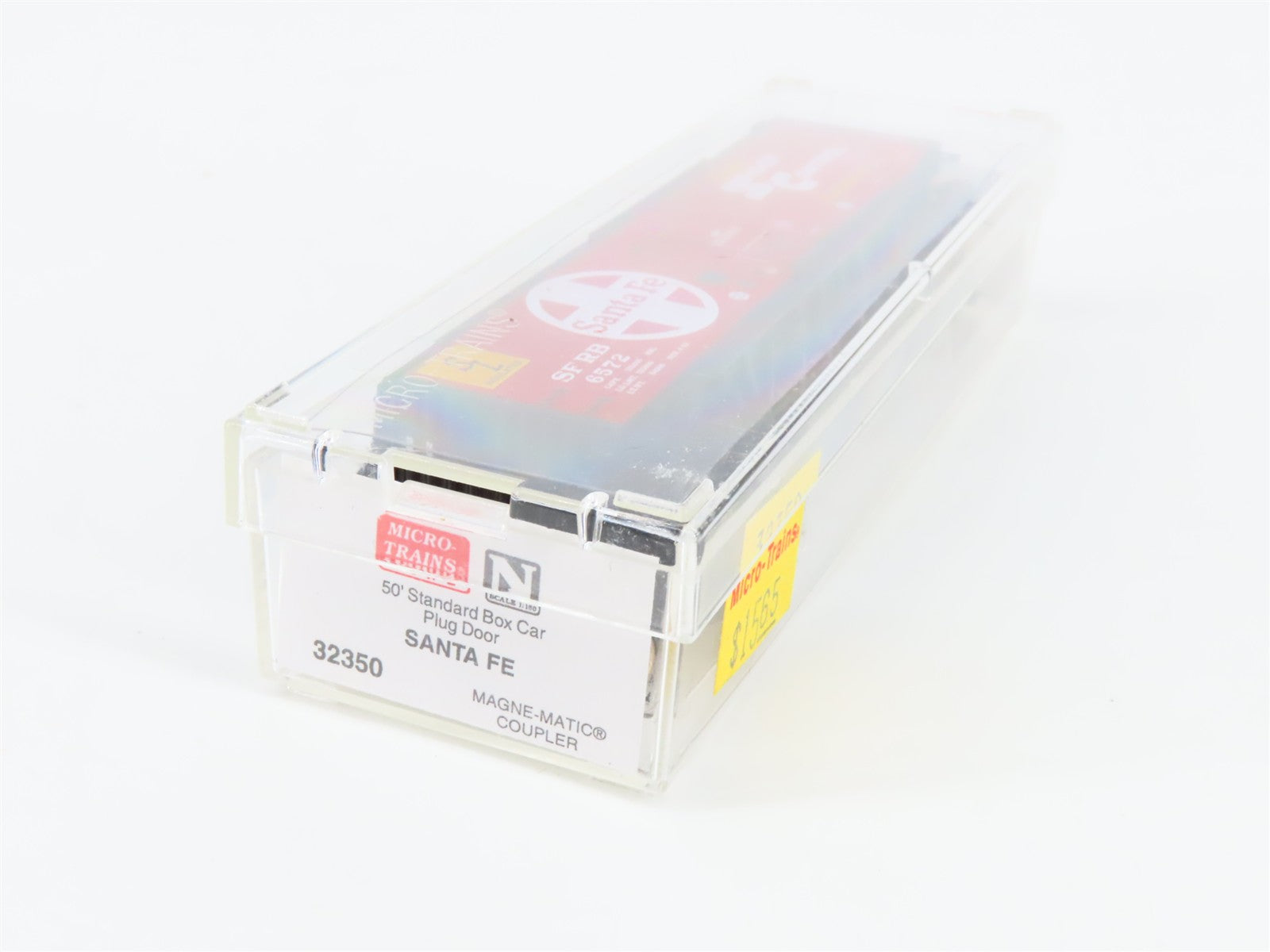 N Scale Micro-Trains MTL 32350 SFRB Santa Fe Shock Control 50' Box Car #6572
