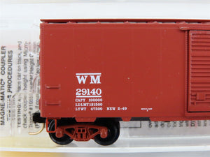 N Scale Micro-Trains MTL 20396 WM Western Maryland Fast Freight 40' Boxcar 25140