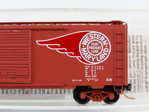 N Scale Micro-Trains MTL 20396 WM Western Maryland Fast Freight 40' Boxcar 25140