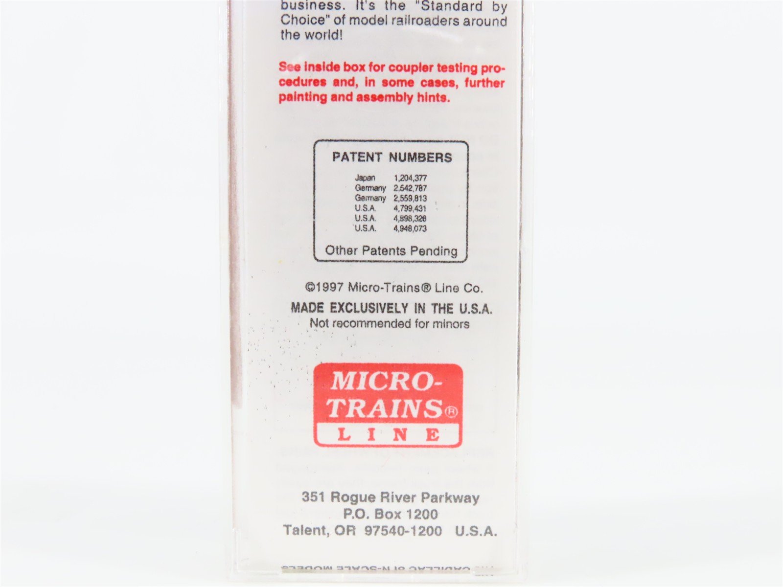 N Scale Micro-Trains MTL 20396 WM Western Maryland Fast Freight 40' Boxcar 25140