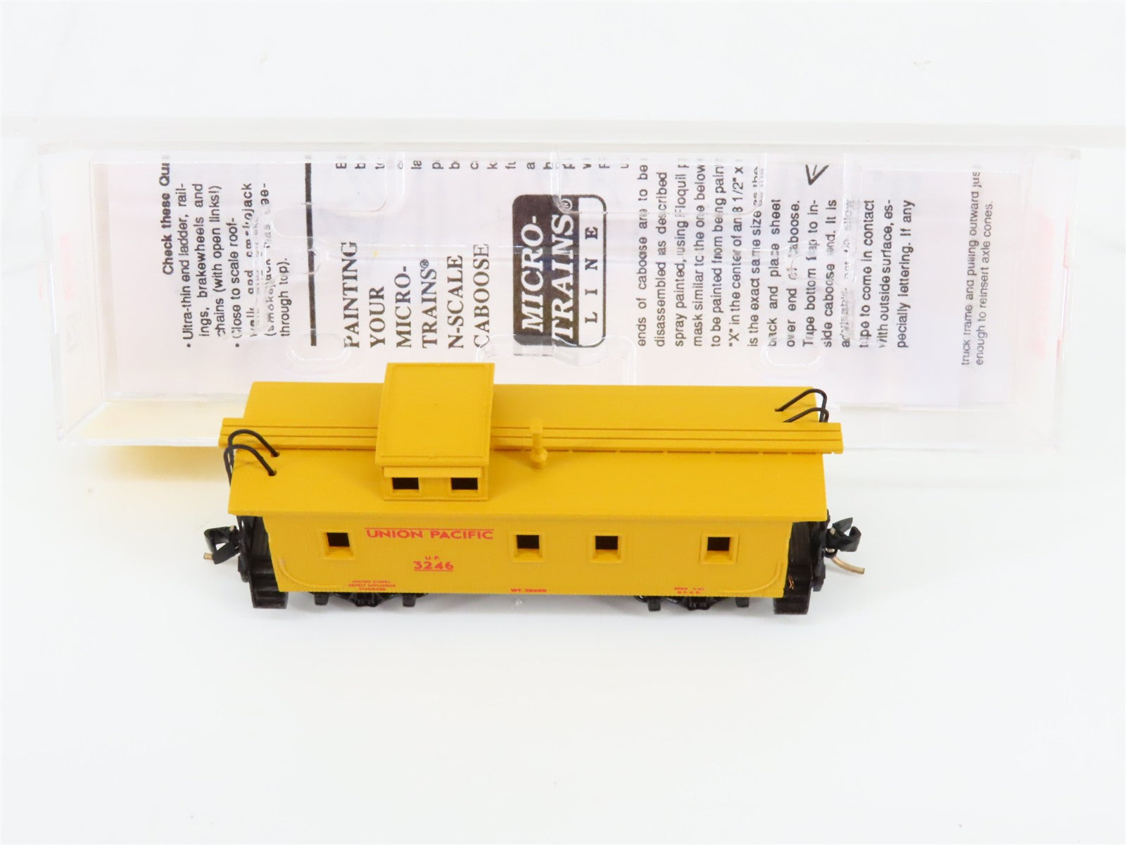 N Scale Micro-Trains MTL 50100 UP Union Pacific 34' Wood Caboose #3246