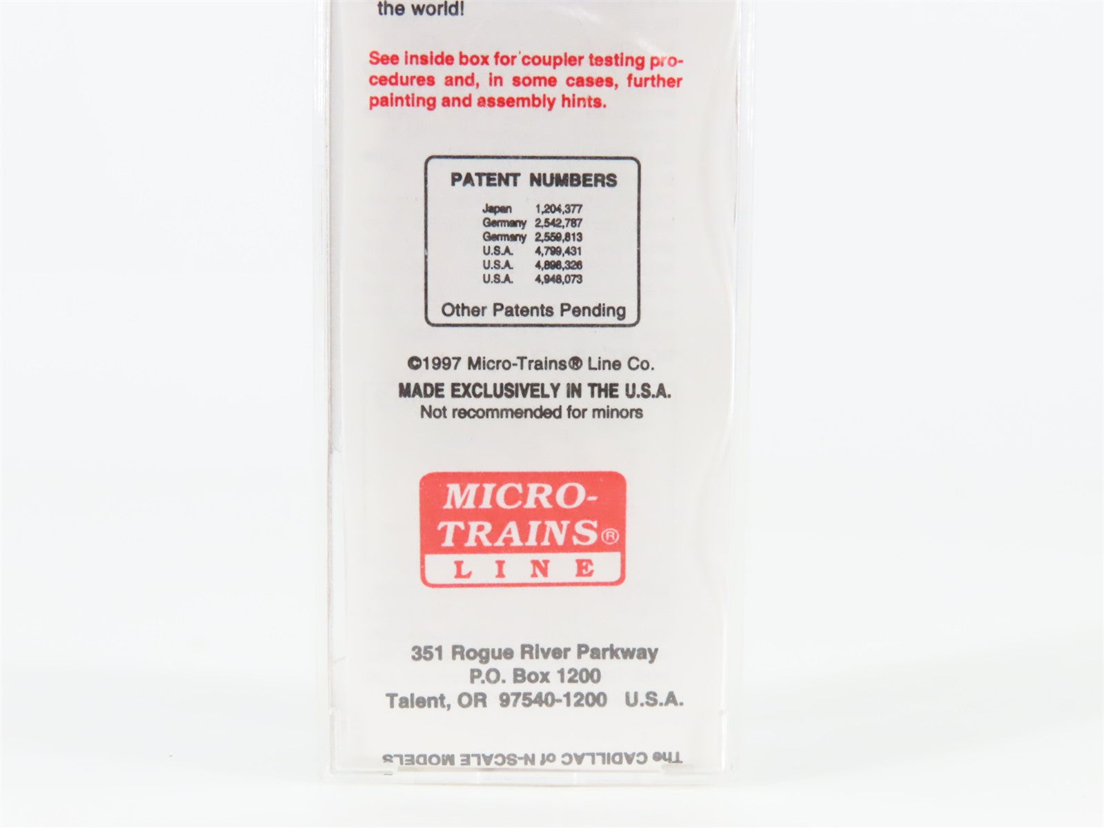 N Scale Micro-Trains MTL 30180 UP Union Pacific 50' Double Door Box Car #300305