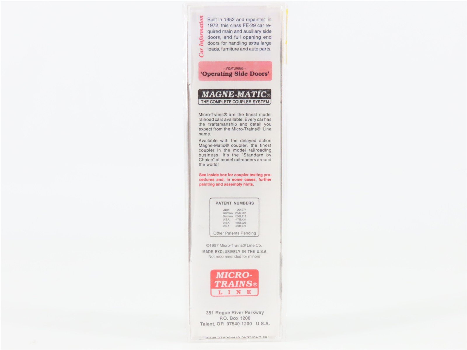 N Scale Micro-Trains MTL 78060 ATSF Santa Fe 50' Auto Box Car #9870