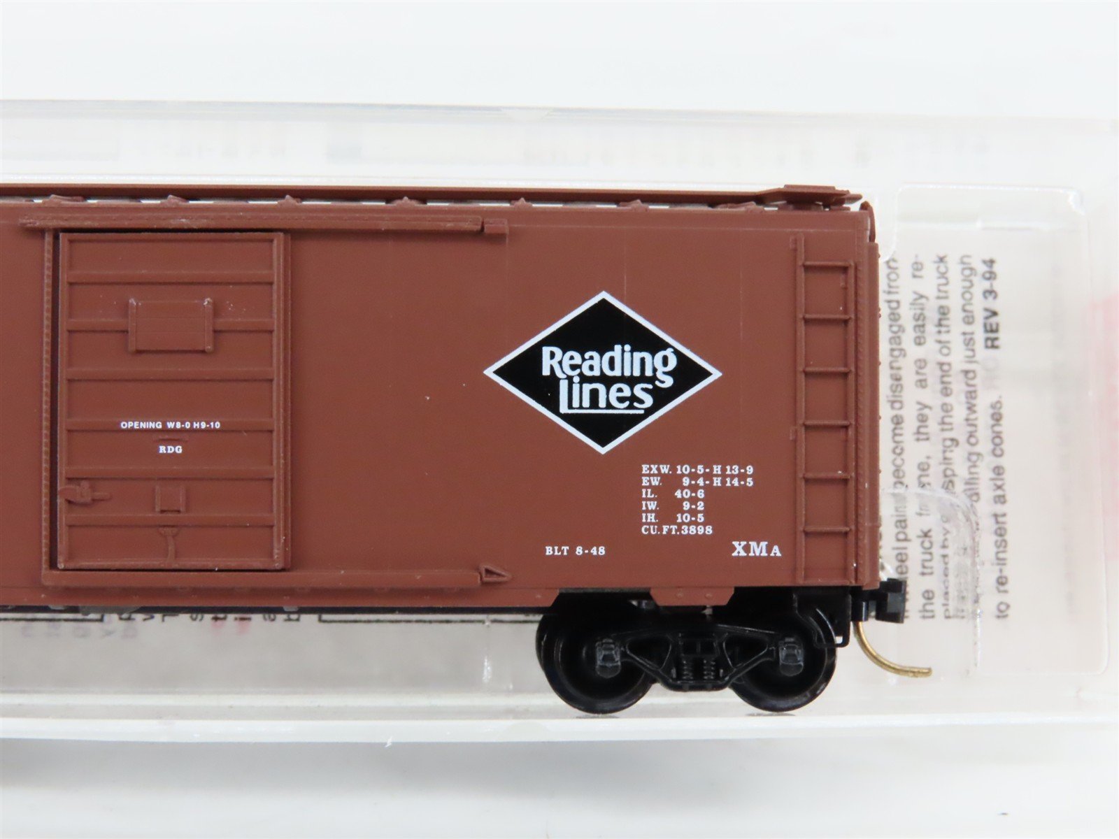 N Scale Micro-Trains MTL 20810 RDG Reading Lines 40' Single Door Box Car #110015
