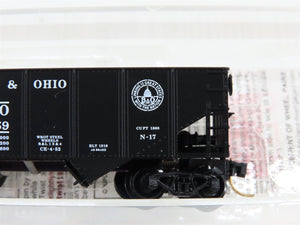 N Scale Micro-Trains MTL 56310 B&O Baltimore & Ohio 2-Bay Open Hopper #324759