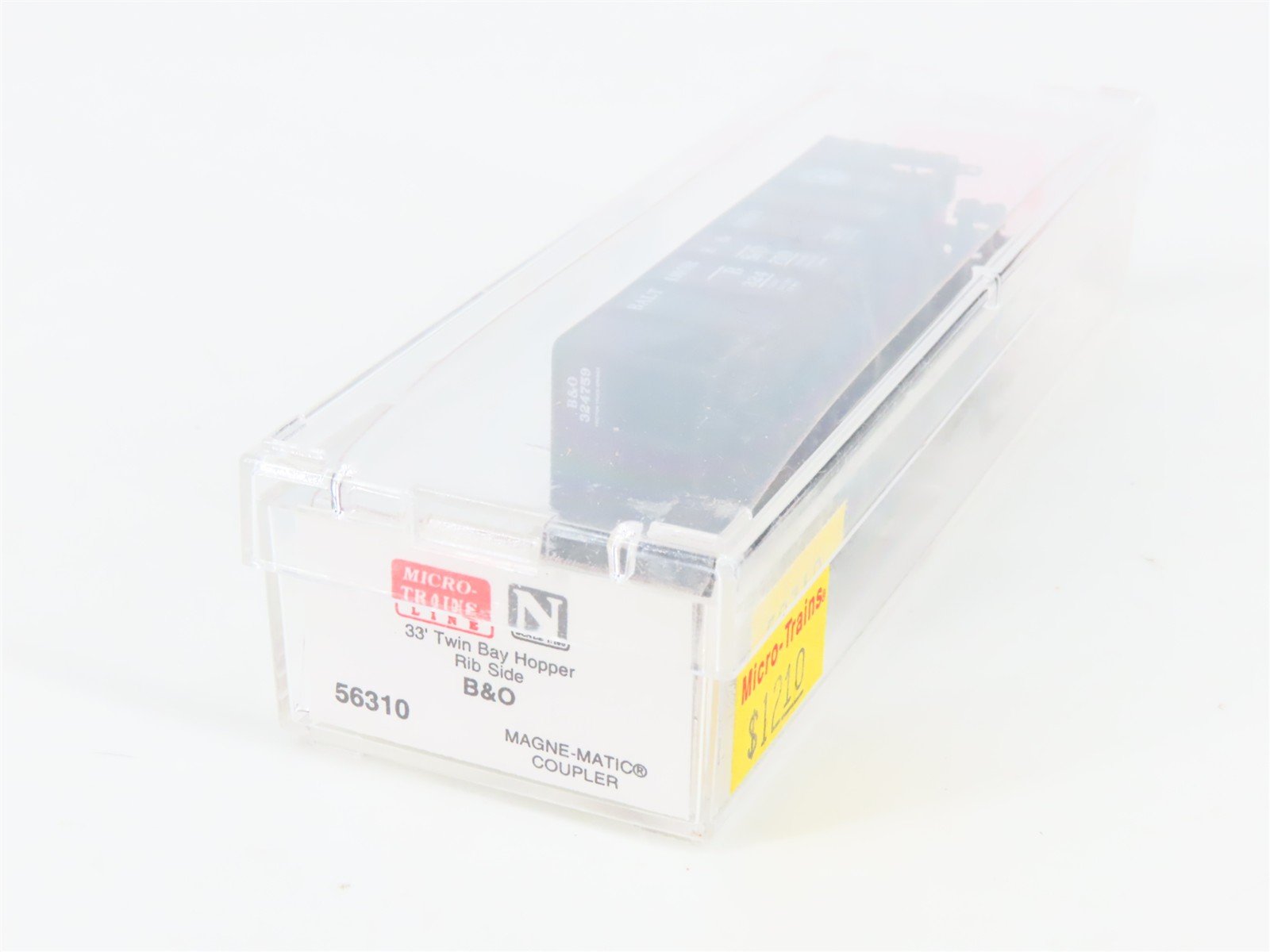 N Scale Micro-Trains MTL 56310 B&O Baltimore & Ohio 2-Bay Open Hopper #324759