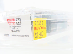 N Scale Micro-Trains MTL 65350 RDG Reading 39' Single Dome Tankcar #90985