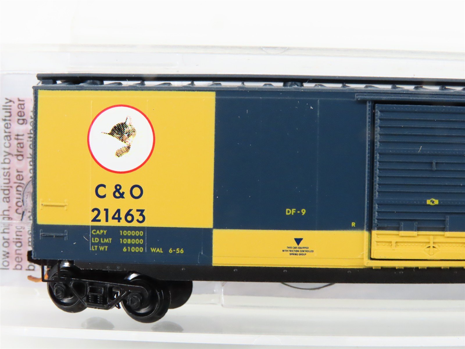 N Micro-Trains MTL 03100073 C&O Chesapeake & Ohio 50' Standard Boxcar #21463