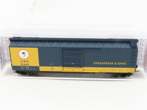 N Micro-Trains MTL 03100073 C&O Chesapeake & Ohio 50' Standard Boxcar #21463