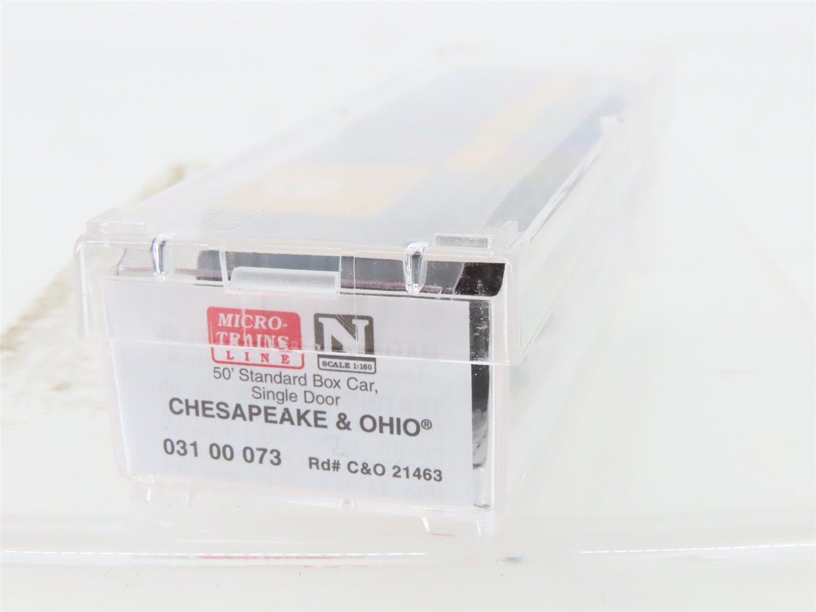 N Micro-Trains MTL 03100073 C&O Chesapeake & Ohio 50' Standard Boxcar #21463