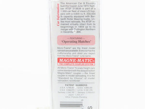 N Scale Micro-Trains MTL 94100 ATSF Santa Fe 3-Bay Covered Hopper #313838