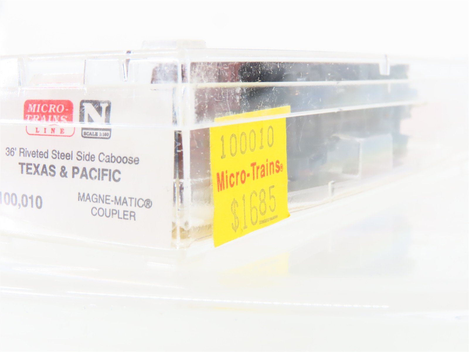N Scale Micro-Trains MTL 100,010 T&P Texas & Pacific 36' Steel Caboose #2525