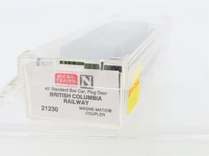 N Scale Micro-Trains MTL 21230 BCOL British Columbia 40' Standard Boxcar #8002