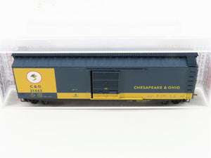 N Micro-Trains MTL 03100073 C&O Chesapeake & Ohio 50' Standard Boxcar #21463