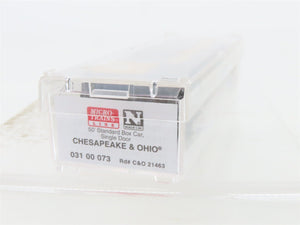 N Micro-Trains MTL 03100073 C&O Chesapeake & Ohio 50' Standard Boxcar #21463