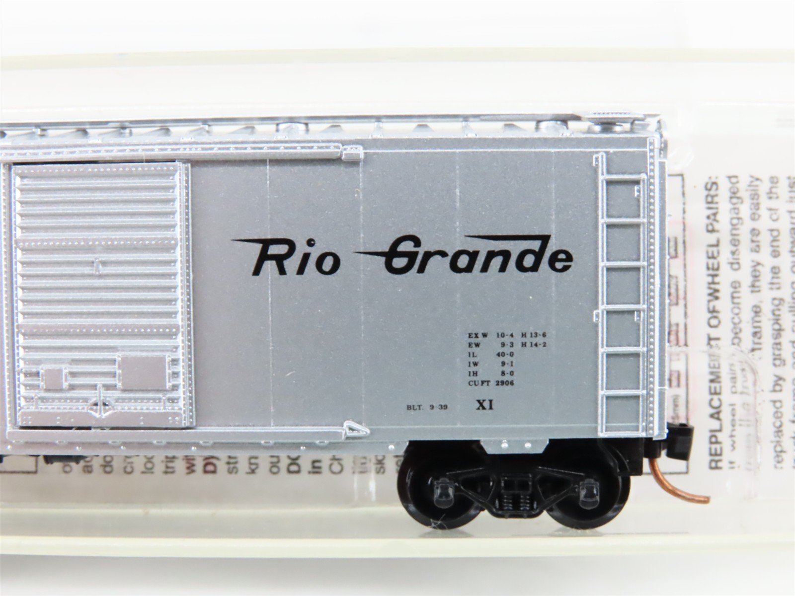 N Scale Micro-Trains MTL 20110 DRGW Rio Grande Cookie Box 40' Boxcar #60035