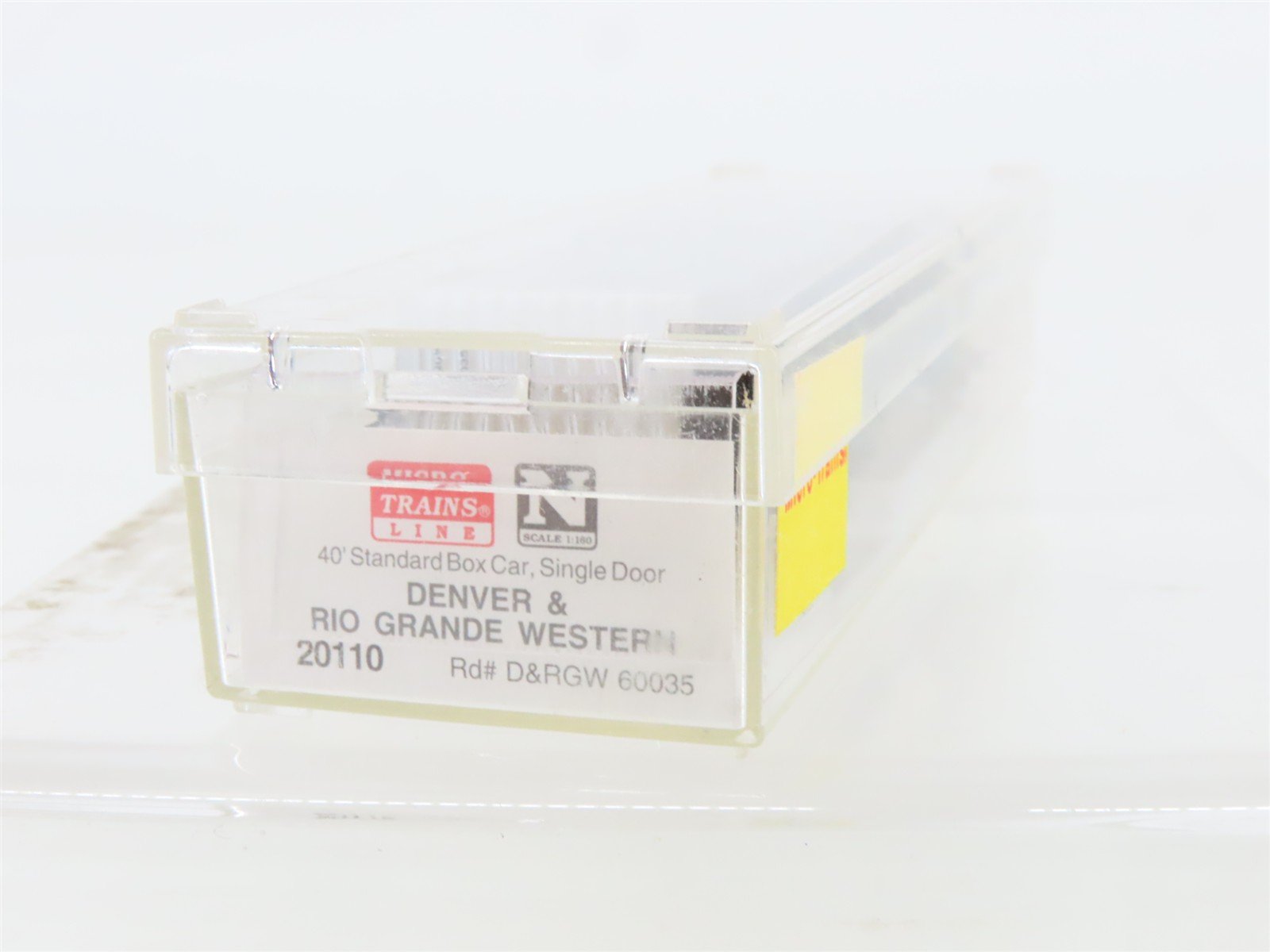 N Scale Micro-Trains MTL 20110 DRGW Rio Grande Cookie Box 40' Boxcar #60035
