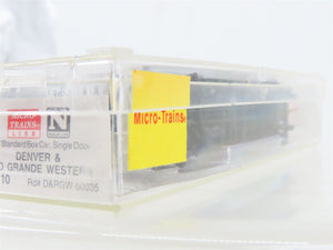 N Scale Micro-Trains MTL 20110 DRGW Rio Grande Cookie Box 40' Boxcar #60035