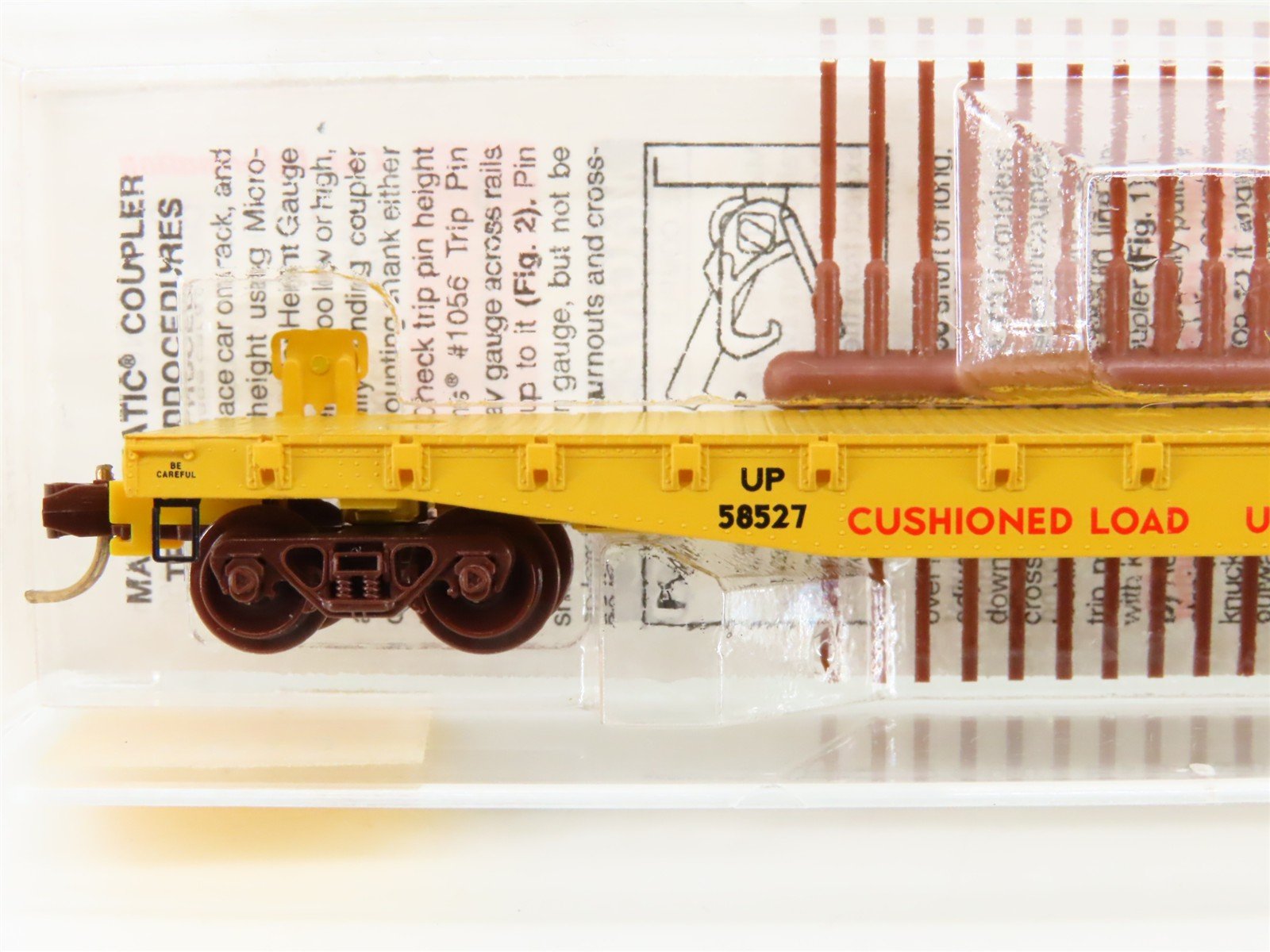 N Scale Micro-Trains MTL 45070 UP union Pacific 50' Fishbelly Flatcar #58527