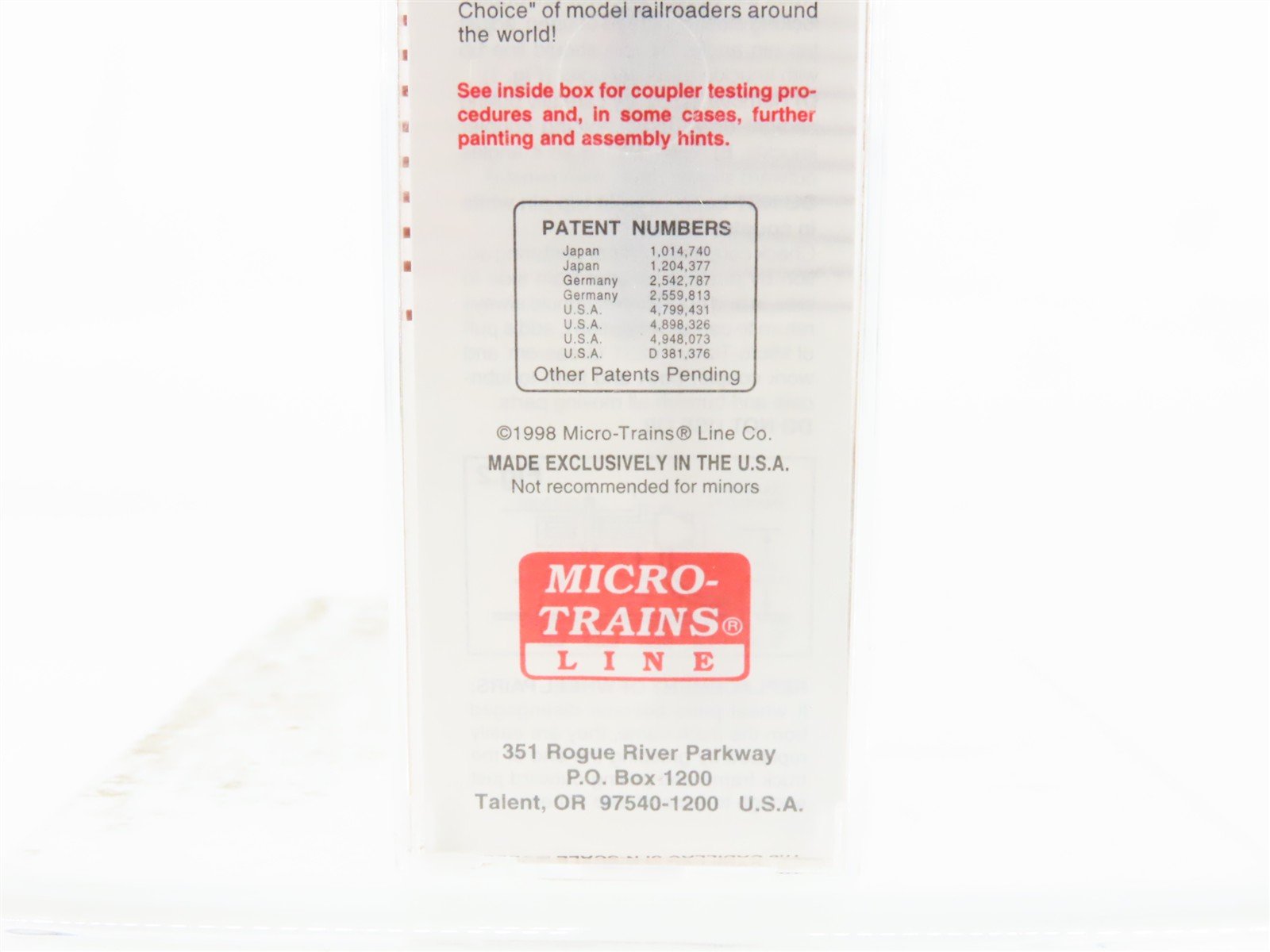 N Scale Micro-Trains MTL 45070 UP union Pacific 50' Fishbelly Flatcar #58527