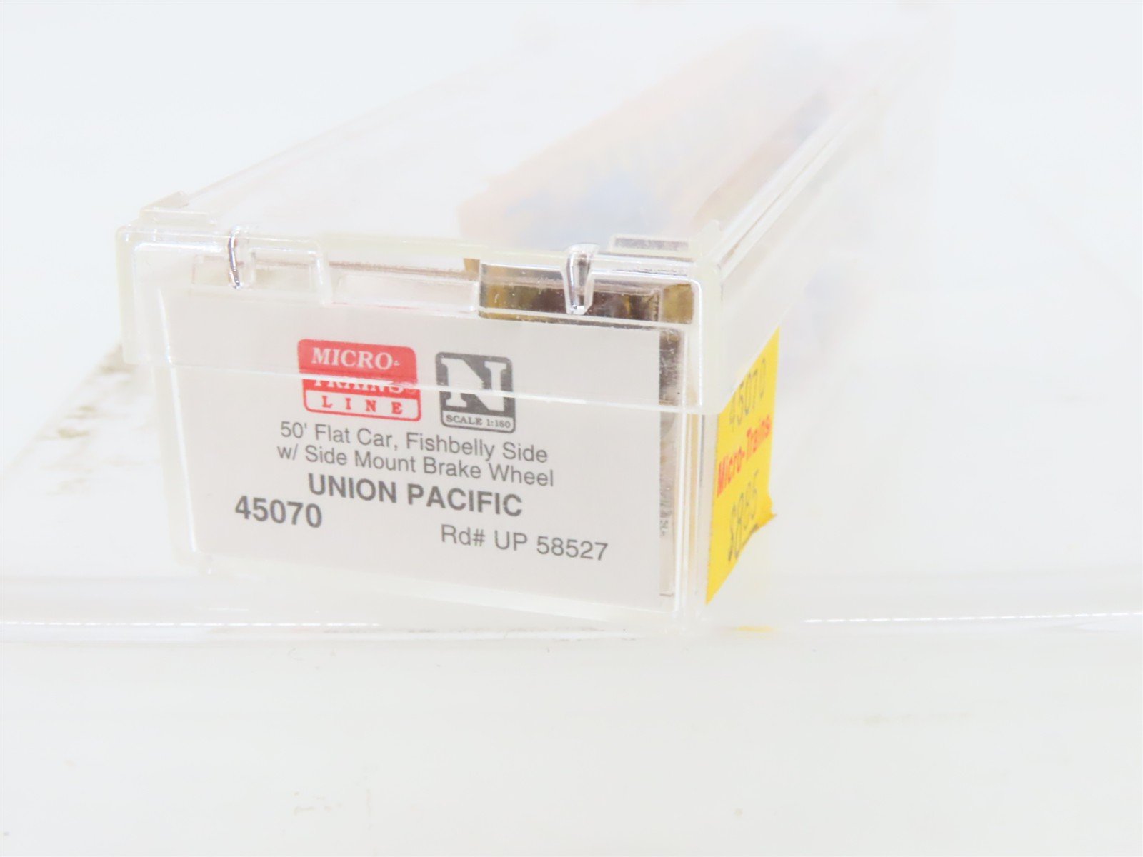 N Scale Micro-Trains MTL 45070 UP union Pacific 50' Fishbelly Flatcar #58527