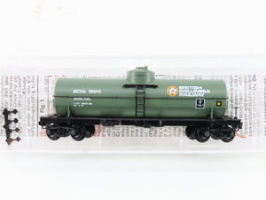 N Micro-Trains MTL 65530 BCOL British Columbia 39' Single Dome Tankcar #1924