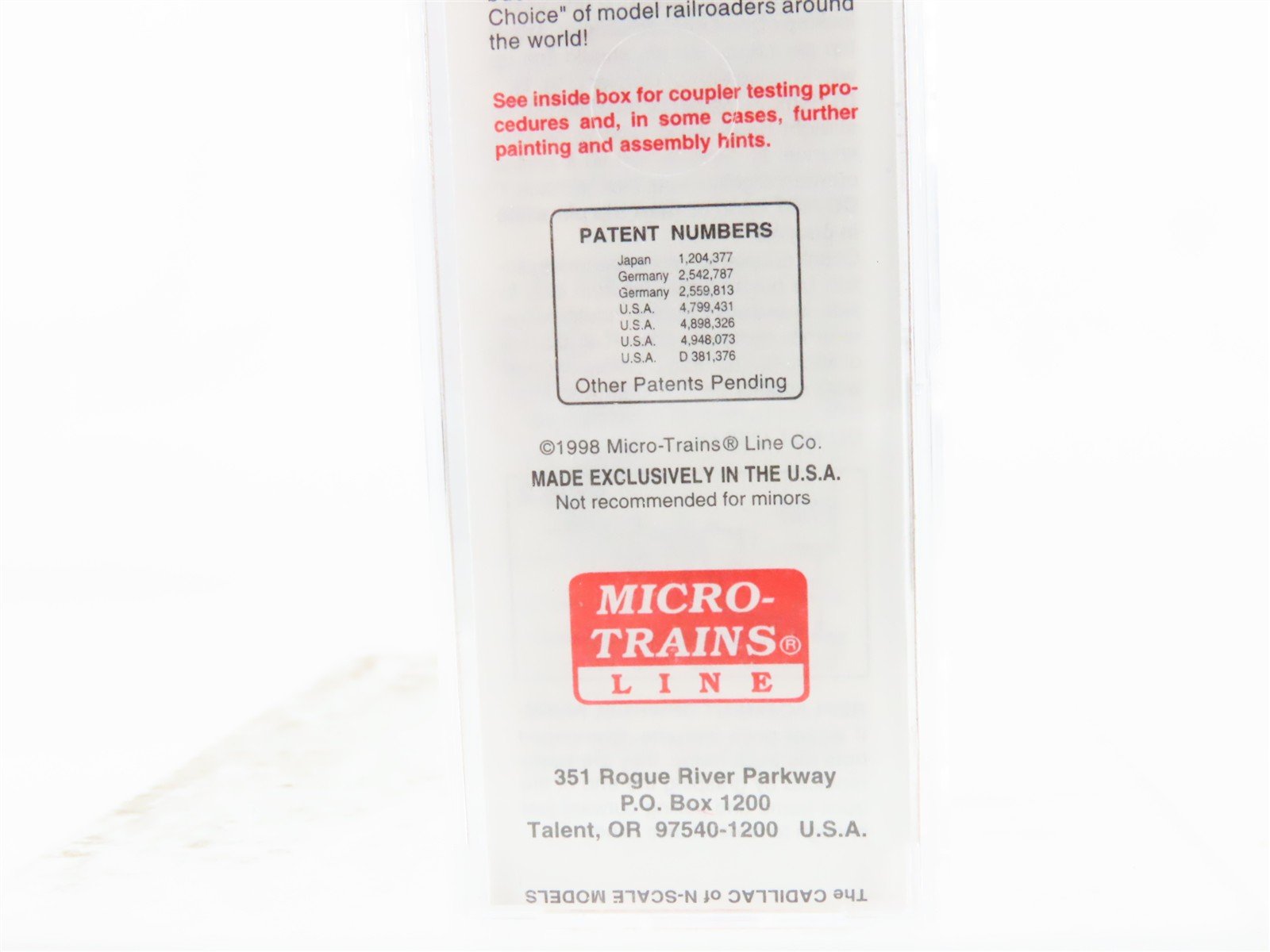 N Scale Micro-Trains MTL 59030 ATSF Santa Fe 40' Steel Ice Reefer #188457