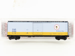 N Micro-Trains MTL 03100074 C&O Chesapeake & Ohio 50' Standard Boxcar #21294