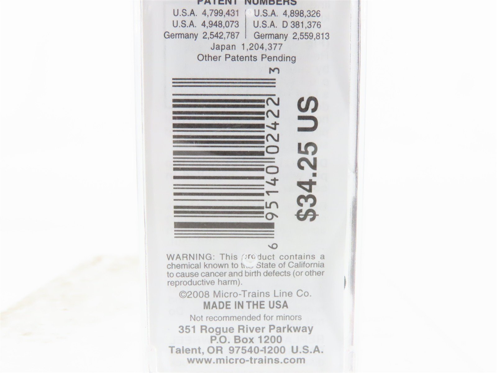 N Micro-Trains MTL 03100074 C&O Chesapeake & Ohio 50' Standard Boxcar #21294