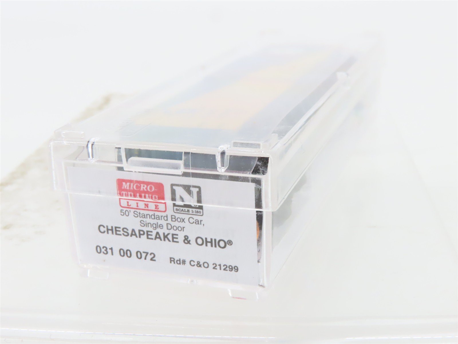 N Micro-Trains MTL 03100072 C&O Chesapeake & Ohio 50' Standard Boxcar #21299