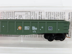 N Scale Micro-Trains MTL 105050 BCOL British Columbia 50' Gondola Car #9077