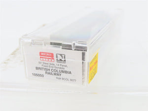 N Scale Micro-Trains MTL 105050 BCOL British Columbia 50' Gondola Car #9077