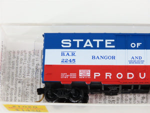 N Scale Micro-Trains MTL 21020 BAR Bangor & Aroostook 40' Standard Boxcar #2245