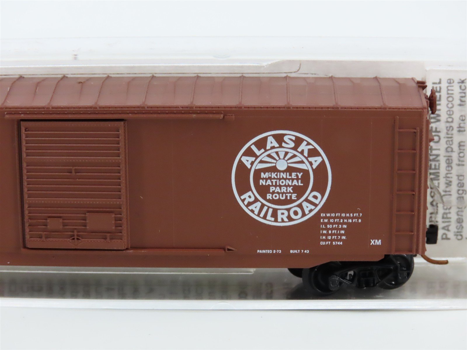 N Scale Micro-Trains MTL 77030 ARR Alaska Railroad 50' Standard Boxcar #8019