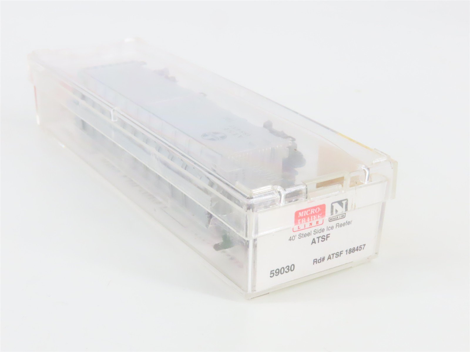 N Scale Micro-Trains MTL 59030 ATSF Santa Fe 40' Steel Ice Reefer #188457