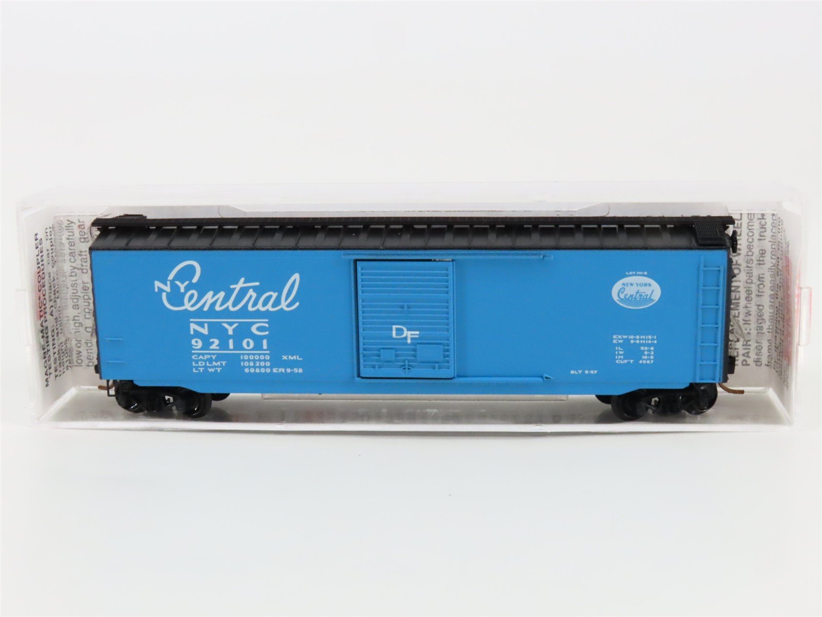 N Scale Micro-Trains MTL 31310 NYC New York Central 50' Standard Boxcar #92101
