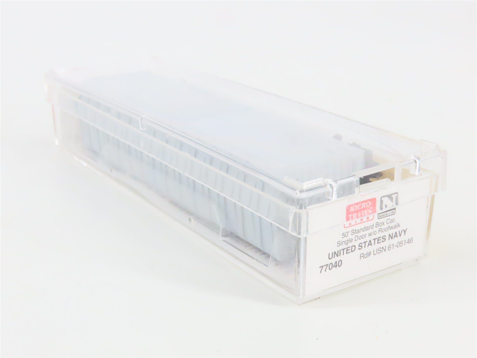 N Scale Micro-Trains MTL 77040 USN United States Navy 50' Boxcar #61-05146